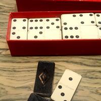 Gioco da tavolo vintage DOMINO - 1970 - Made in En