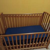 lettino +materasso nuovo 