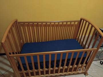 lettino +materasso nuovo 