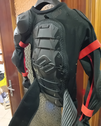 Pettorina paracolpi bambino moto