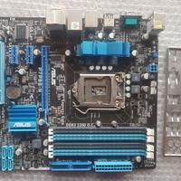 Scheda madre 1156 ASUS P7P55-M cpu ram ssd