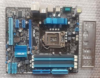 Scheda madre 1156 ASUS P7P55-M cpu ram ssd