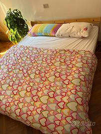 Struttura letto e Materasso a molle IKEA 160x200