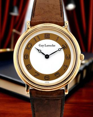Guy Laroche Paris Orologio Vintage Anni '90 NUOVO