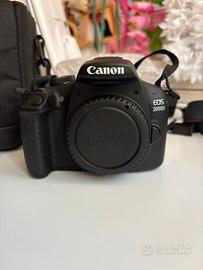 Canon EOS 2000D + obiettivo 18-55mm – Come nuova