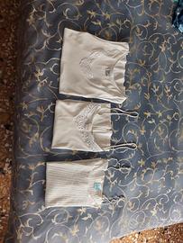 set 3 canotte intime donna cotone tg. 3/ S