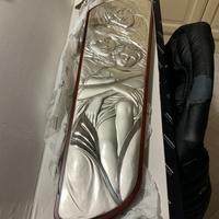 bassorilievo sacra famiglia in lamina d’argento