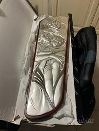 bassorilievo sacra famiglia in lamina d’argento