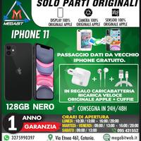 Iphone 11 128gb nero - totalmente originale