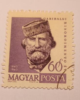 Francobollo Magyar posta Garibaldi