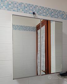 Mobiletto a specchio bagno