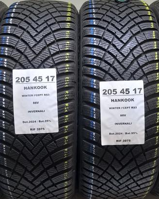4 GOMME 205 45 17 HANKOOK 2024 INV RIF3975