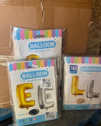 Palloncini gonfiabili a lettere per le feste