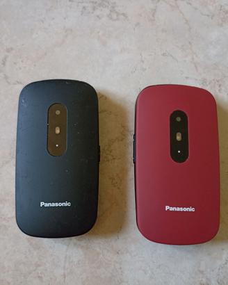 2 Telefonini Panasonic a Conchiglia (Tasti Grandi)