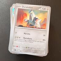 Lotto 106 carte pokemon evoluzioni prismatiche