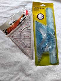 Lotto Disegno Tecnico Geometria Vintage 2000 c