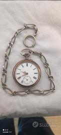 orologio da tasca in argento fine 800