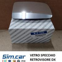 VETRO SPECCHIO RETROVISORE DX FIAT PANDA