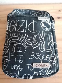 Comix - Borsello/borsa a tracolla (nero + stampe)