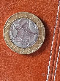 Lotto 2 monete 1000 lire bimetalliche