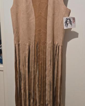 Gilet con frange
