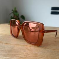 Occhiali da sole gucci arancioni