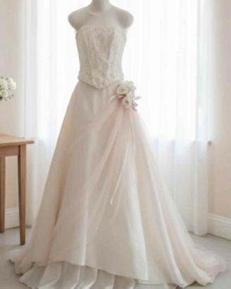 abito da sposa tre pezzi Nicole Milano + accessori