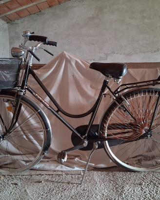 Bicicletta donna con copertoni da cambiare