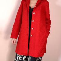 Capotto colore rosso con tasche