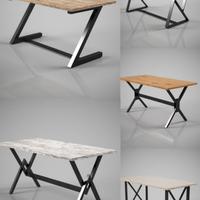 Tavolo artigianale moderno su misura