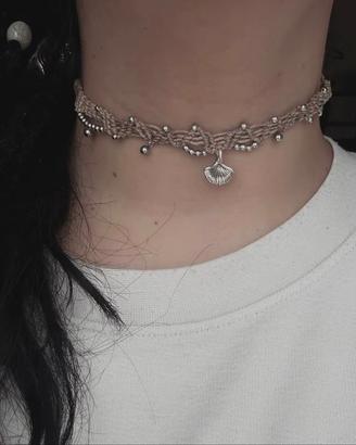 Choker in Macramé