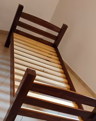 Letto a castello in legno 