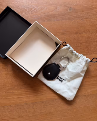 Portachiavi Montblanc nero mai usato