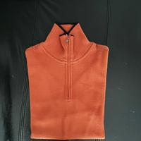 Maglione uomo girocollo con zip