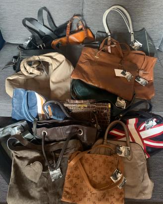 20 borse vera pelle nuove