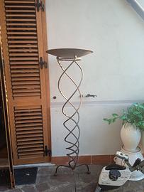 Piantana ferro battuto