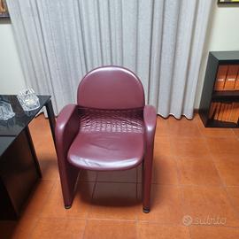 poltroncine in pelle