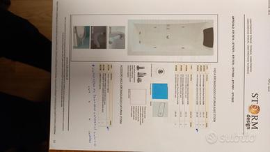 vasca idromassaggio 180x80 