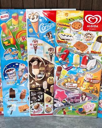 Insegne gelati algida / motta (15 euro cadauna)