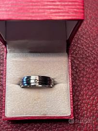 Anello Spinner Antistress in acciaio con fascia