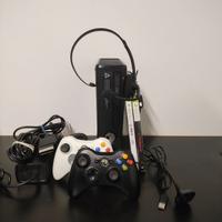 Xbox 360 Slim 250Gb con due controller giochi e ac