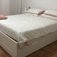 LETTO MATRIMONIALE CONTENITORE CON MATERASSO