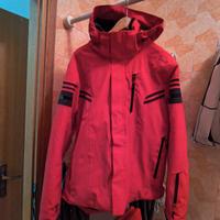 Giacca da Sci/Snowboard unisex rosso nero CMP