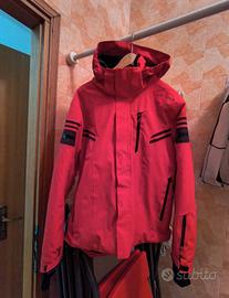 Giacca da Sci/Snowboard unisex rosso nero CMP