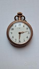 Antico orologio da tasca in argento  800