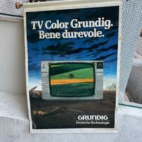 Poster TV Grundig