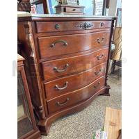 CASSETTIERA MOGANO CON RIBALTA