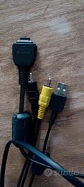 Cavo Sony usb + AV per fotocamera