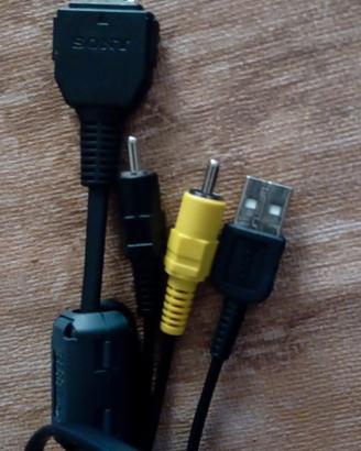 Cavo Sony usb + AV per fotocamera
