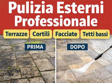 Pulizia esterni professionale|Brescia-Garda-Verona